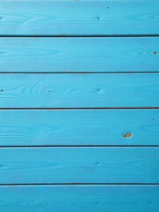 Poster - grunge banner features bright blue wooden background textured shabby effect reminiscent old painted