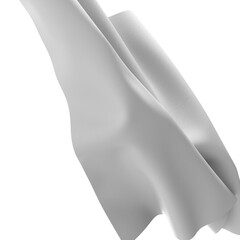Aufkleber - Close up of a white liquid splash, creating a wave-like texture.