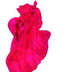 Poster - A luxurious flowing piece of burnt orange satin fabric It s ready to reveal something special