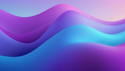 Poster - Soft gradient background fading from pastel peach to light lavender in calming blend
