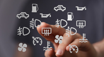 Aufkleber - Learn to recognize and understand your car's dashboard warning lights and indicators.  Avoid costly repairs!