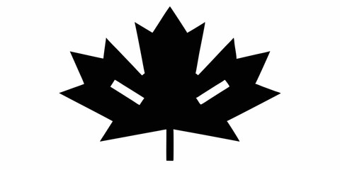 Poster - Maple leaf logo design template