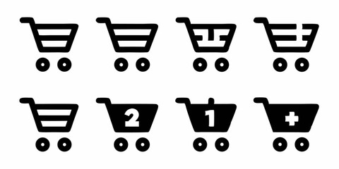 Poster - Shopping cart icon isolated symbol for e commerce