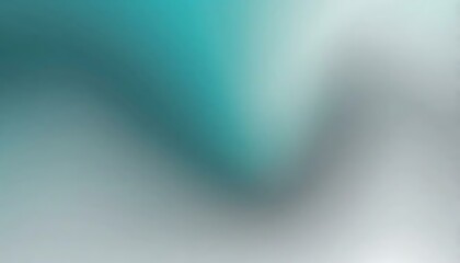 Aufkleber - A soft and serene gradient of teal melding seamlessly into cool greys, a blurred abstract.