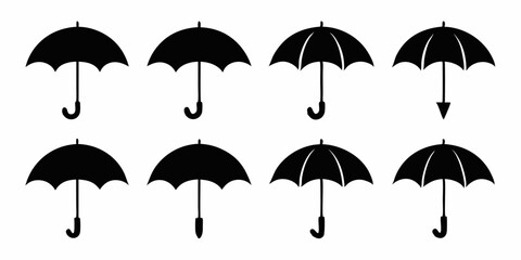 Poster - Isolated umbrella icon design for website or app