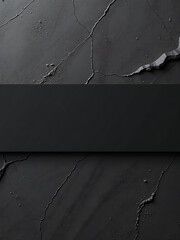 Aufkleber - dark grey rough textured background wide black web banner overlaying black white abstract