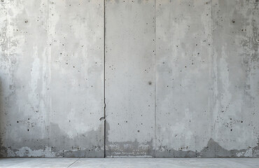 Aufkleber - worn cement wall rough textured surface provides gritty industrial background design elements contrast