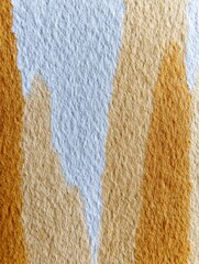Poster - Abstract Beige and Light Blue Texture - Close-up of a textured surface with abstract beige and light blue patterns. Soft, fuzzy material