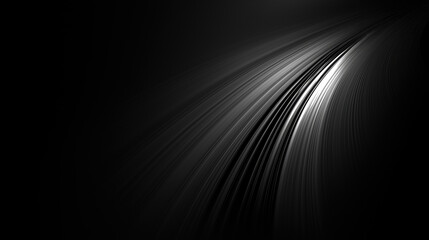 Poster - Elegant abstract design highlighting curves and shadows