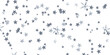 © FS creation - Decorative Falling Confetti and Sparkling Silver Glitter Frame with Transparent Background for Invitations and Celebrations. Falling Silver Glitter Confetti and Dust Particles Isolated on Transparent