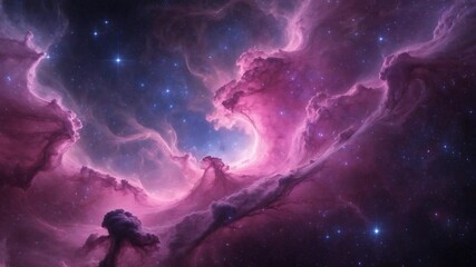 Wall Mural - the raspberry nebula is an emission and reflection nebula located roughly 1,500 light years away in 