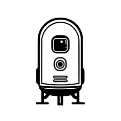 Poster - Rocket icon set showcasing a minimalist design suitable for various creative projects and digital applications