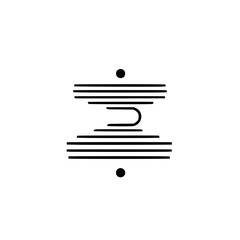 Poster - Icon set showcasing minimalistic designs with various shapes and lines for modern applications