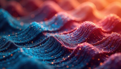 Intricate woven fibers forming a smooth, unified backdrop, fiber, detail