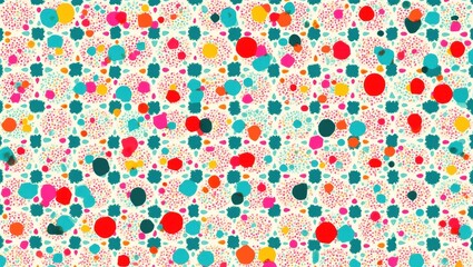 Poster - Colorful pastel geometric pattern