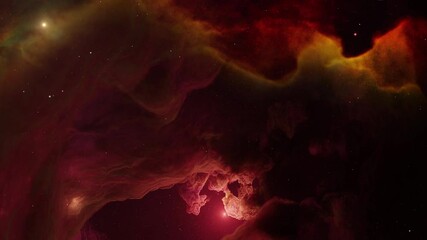 Wall Mural - Deep Space Nebula with Stars