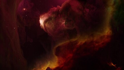Wall Mural - Deep Space Nebula with Stars