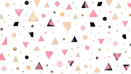 Poster - Pastel geometric pattern