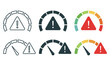 © YoGinta - Risk level icon. Illustration vector