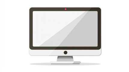 Poster - Modern Desktop Computer with Sleek Design and Minimalist Interface