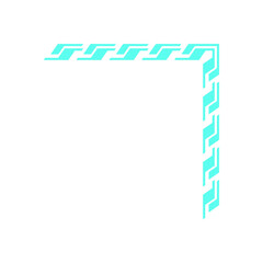 Wall Mural - y2k retro flat frame. abstract shape creates a modern aesthetic. stylish icon, nostalgic symbol, sui
