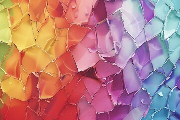 Aufkleber - High Resolution of Abstract Mosaic of Colors