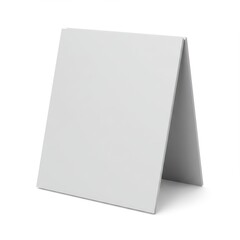 blank sandwich board isolated on white background for advertising use