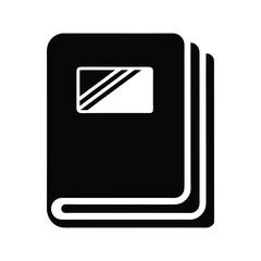 Poster - Clean minimalist photo icon single vector graphic