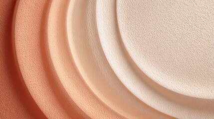 Poster - Abstract Neutral Beige Texture Background  Soft Waves  Pastel Colors  Clean Design