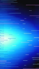 Poster - Abstract Blue Light Streaks Background Dynamic Motion Blur Texture for Digital Design Projects