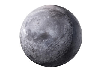 Planet mercury Isolated on Transparent or White Background