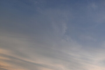 Wall Mural - beautiful golden sky and white cloud background in springtime