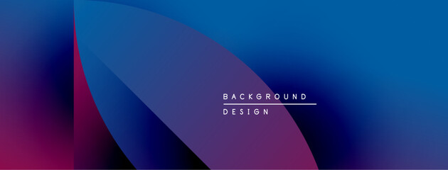 Leinwandbilder - Abstract gradient background. Blue, purple hues blend smoothly. Minimalist design with text overlay background design. Modern aesthetic.