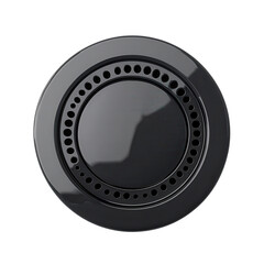 Leinwandbilder - Sleek black portal beckons a gateway to unknown realms captured in high on transparent background