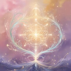 Wall Mural - Sacred Geometry and Human Consciousness