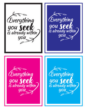 Motivational Quotes Vector