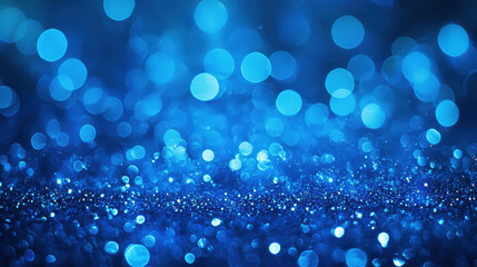 Sticker - A vibrant blue background 