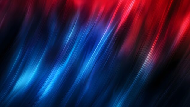 Abstract digital background with red and blue colors, blurred motion of a computer screen with data or information graphics