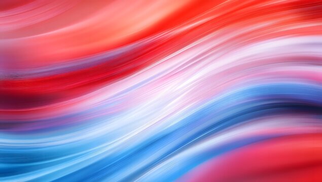 Abstract digital background with red and blue colors, blurred motion of a computer screen with data or information graphics