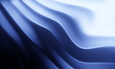 Wall Mural - Abstract wave. Gradient blue background.