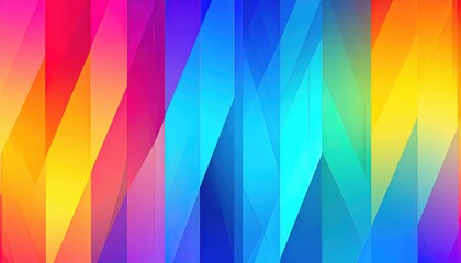 Poster - Vibrant colorful abstract design digital art contemporary studio aesthetic modern creativity