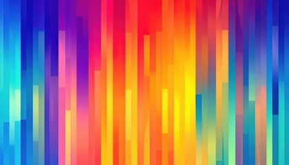 Poster - Vibrant colorful abstract art display digital medium modern aesthetic bright environment artistic perspective