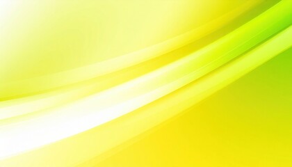 Poster - Dynamic waves of green and yellow abstract design digital art vibrant colors modern environment aesthetic viewpoint