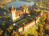 castle in the night