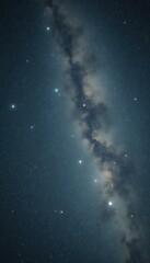 Poster - Majestic Night Sky Displaying a Spectacular View of the Milky Way Galaxy
