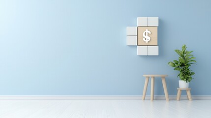 Poster - A 3D render of a glowing luminous lightbulb symbolizing innovation creativity and the potential for success and growth in business or personal endeavors