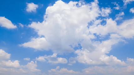 Wall Mural - clear blue sky background,clouds with background, blue sky background with tiny clouds. white fluffy
