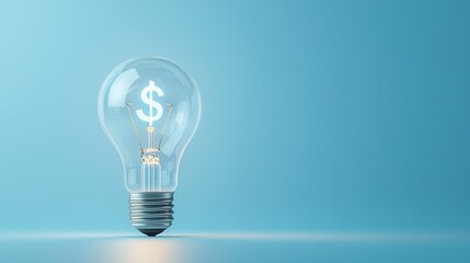 Poster - A visually striking 3D lightbulb image radiating with energy and potential symbolizing the possibilities of the future