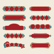 © cloverlittleworld - Traditional Chinese retro decoration border design