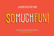 © lettett - Fun Font. Playful Handwritten Script Typeface with Cheerful and Artistic Vibe. Perfect for Lettering, Posters, Social Media, and Creative Projects. Vector Illustration.